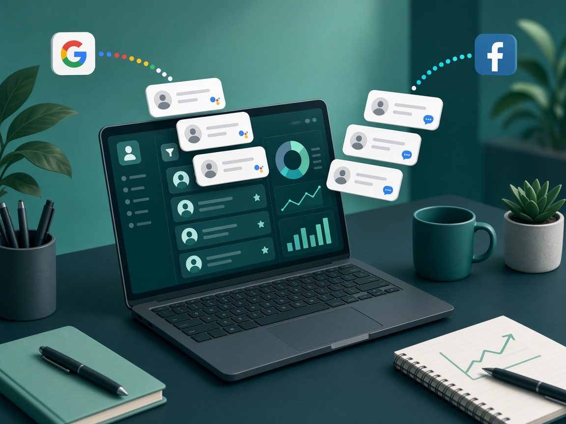 Google and Facebook leads entering CRM