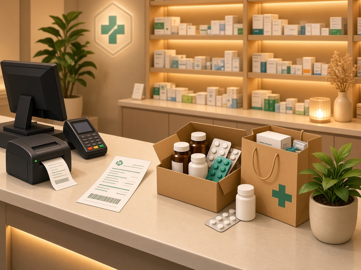 Pharmacy GST invoice after prescription